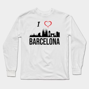 I love Barcelona Spain Long Sleeve T-Shirt